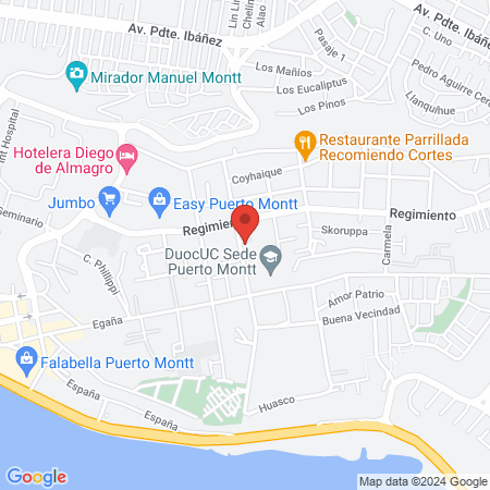 Implanet Puerto Montt map