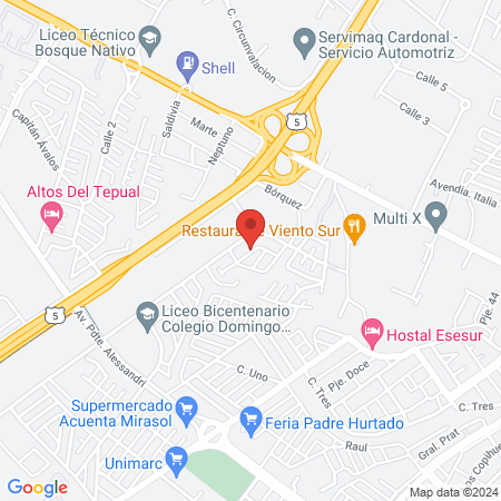 Centro Medico Seminarío map