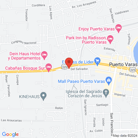 Clinica Veterinaria Puerto Varas map