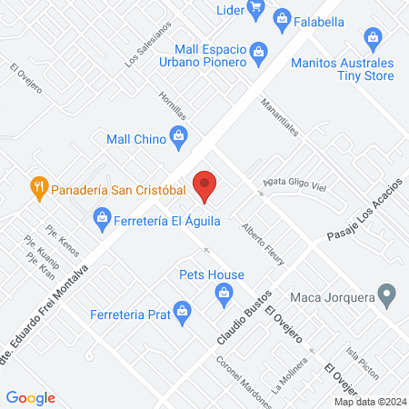 PELUQUERIA GLORIA map