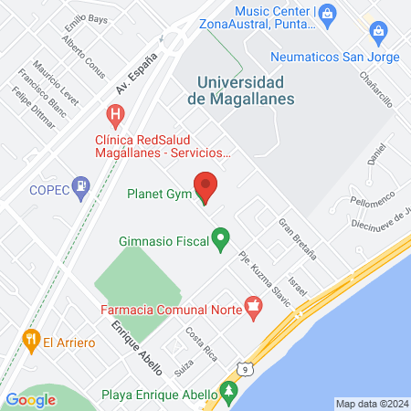 SPA PLANET map