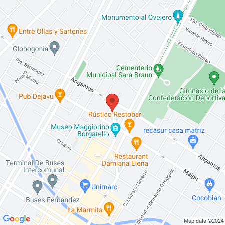 Clínica Sur Austral Dr. Patricio Muñoz Recabarren map