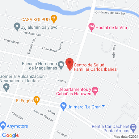 Family Health Center Carlos Ibáñez map