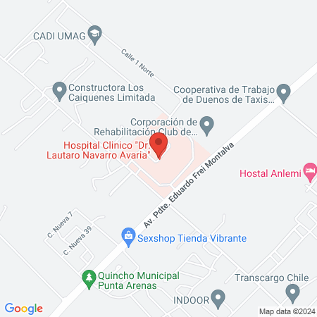 Hospital Clinico "Dr. Lautaro Navarro Avaria" map