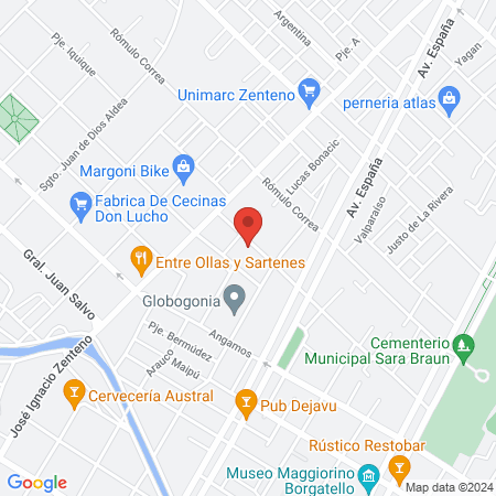 clinica veterinaria austral SPA map