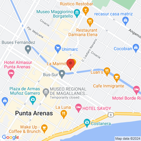 Odontologia Tierra Austral map