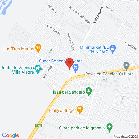 Econovet Quillota map