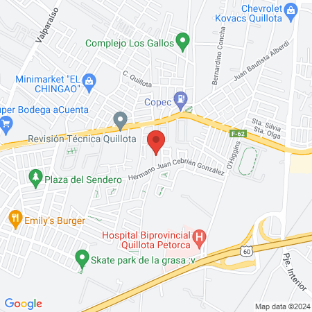 Clínica Manantiales Quillota map