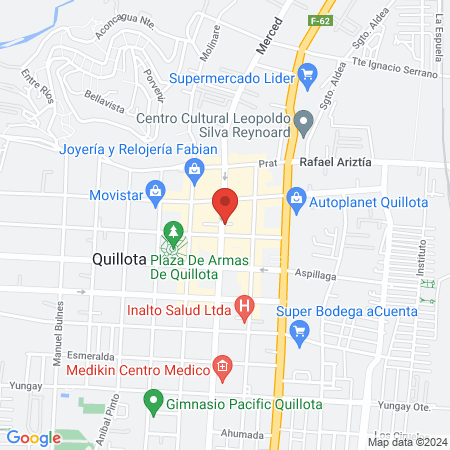 Clinica dental san francisco map