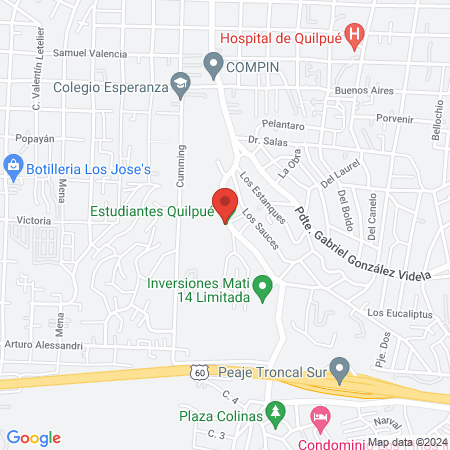 Estudiantes Quilpué map