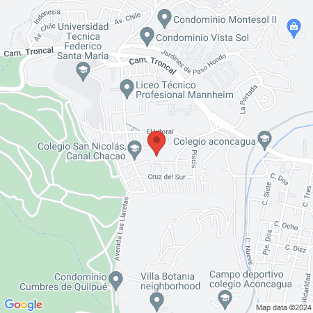 Cancha Canal Chacao map