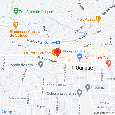 Dentista Quilpué Hernan Castillo map