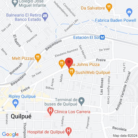 Centro de Diagnóstico Veterinario Quilpué map