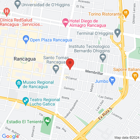 Barbería Hurus studio map