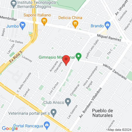 Cristián Vera Peluquero map