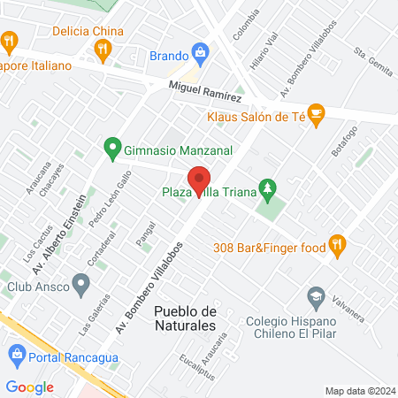 Sunset Solarium Chile map