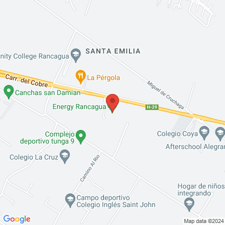 Energy Gym Fitness Clubs Rancagua map
