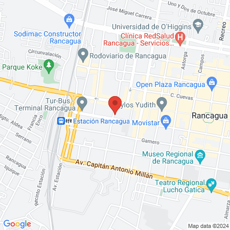 Barbería los ángeles map