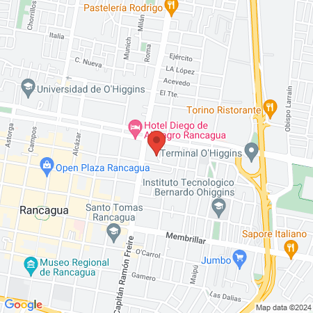 Yoga en Rancagua / Yoga Anandi/ Correjidor#57 map