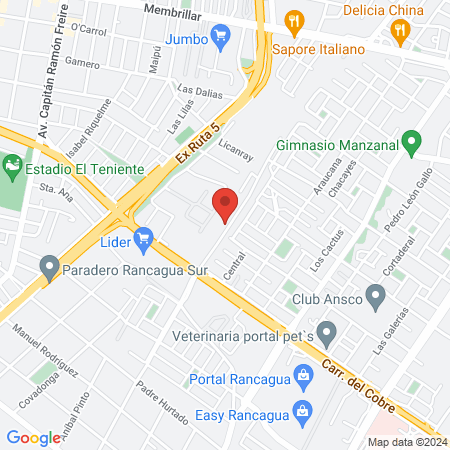 Clinica Central Rancagua map
