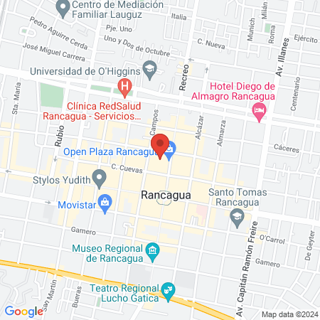 IntegraMédica Rancagua map