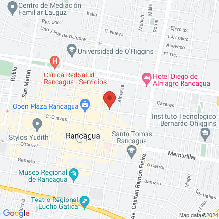 Blancodent Rancagua map