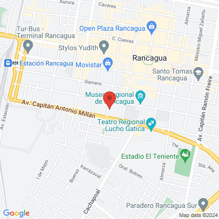 CLÍNICA SALUD DENTAL Dra Paula Viveros map