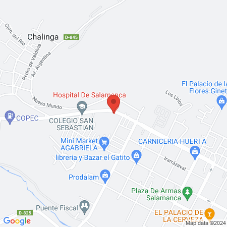 Salamanca's Hospital map