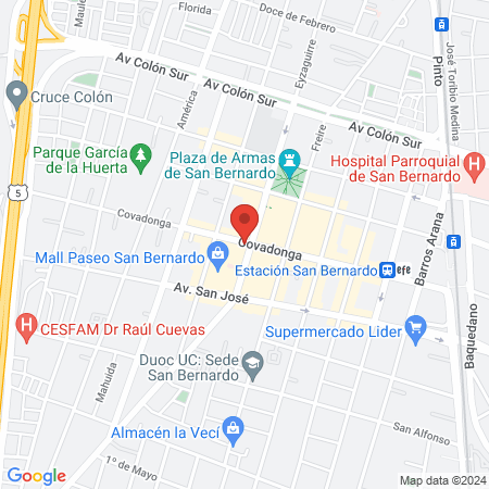 Salón Miss Uñas map