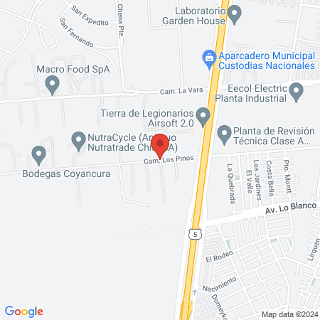 Comercial Y Servicios Sun Rental Chile S.A. map