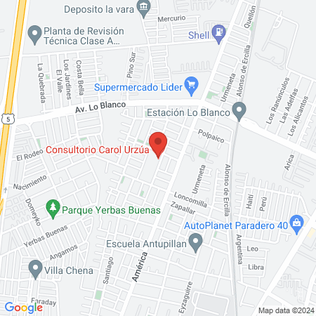 CESFAM Carol Urzúa map