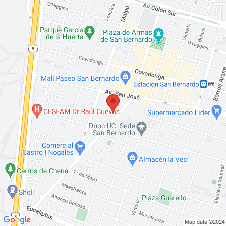 Centro Médico y Dental Betannia map