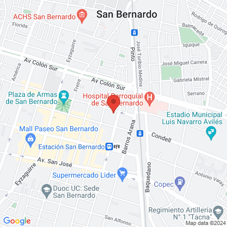 Centro Clinico San Bernardo map