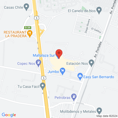 IntegraMédica Plaza Sur map
