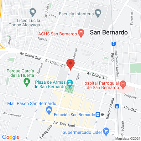 Pet Happy San Bernardo map