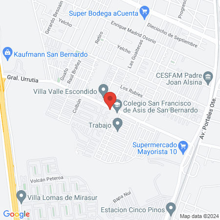 VETERINARIA VALLE ESCONDIDO map
