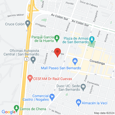 Centro Nacional de Ortodoncia Zona Sur map