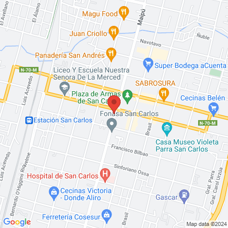 Denty Smile San Carlos map