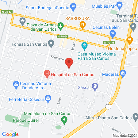 Centro Medico Akros map