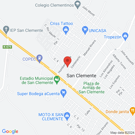 Consulta Médica San Clemente map