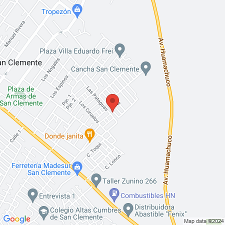 SAMU San Clemente Base 11 map