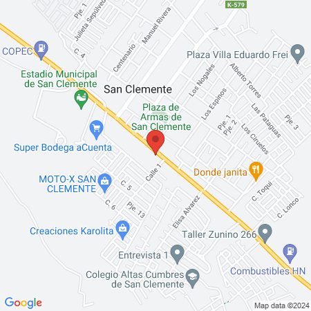 Agroveterinaria pehuenche map