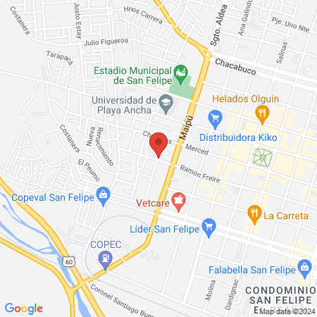 Romántica peluqueria map