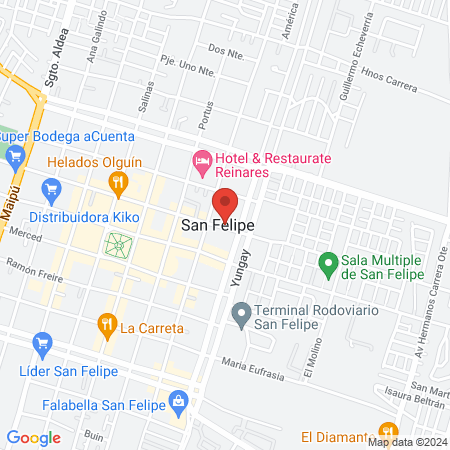 Clinica Dental Aconcagua, San Felipe, Chile map