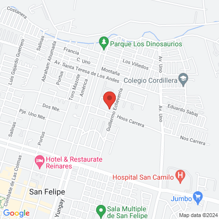 Ernesto Juan Villablanca Rodriguez map