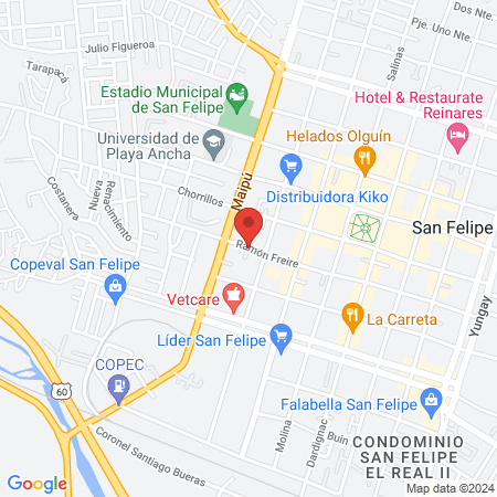 Centro Cardiológico Aconcard map