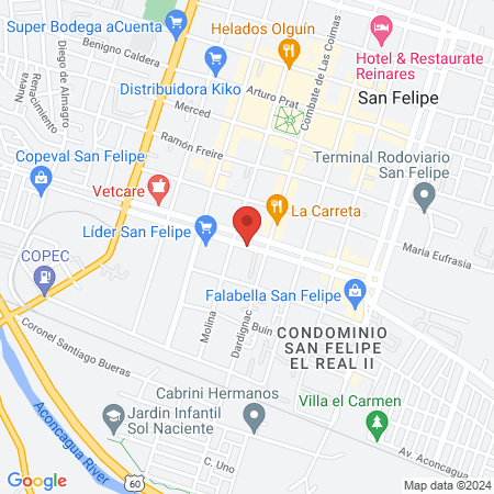 Clinica Veterinaria Animal Andino map