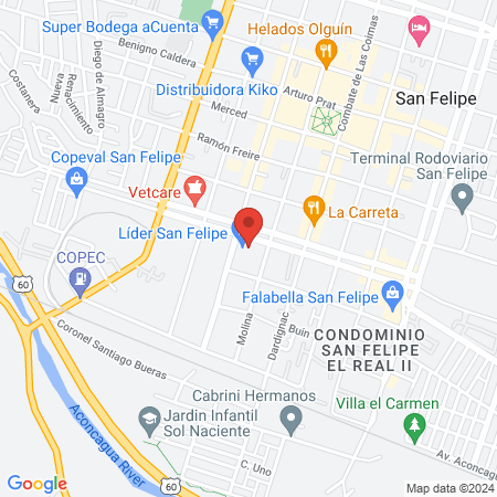 Clínica Dental RedSalud San Felipe map