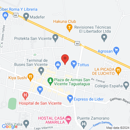 Clinica y farmacia veterinaria Animals House en San Vicente de Tagua Tagua map