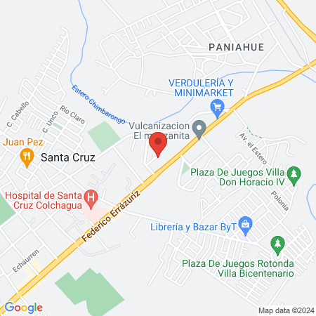 Estetica Santa Cruz map